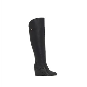 Enzo COLITTA WEDGE OVER THE KNEE LEATHER BOOT